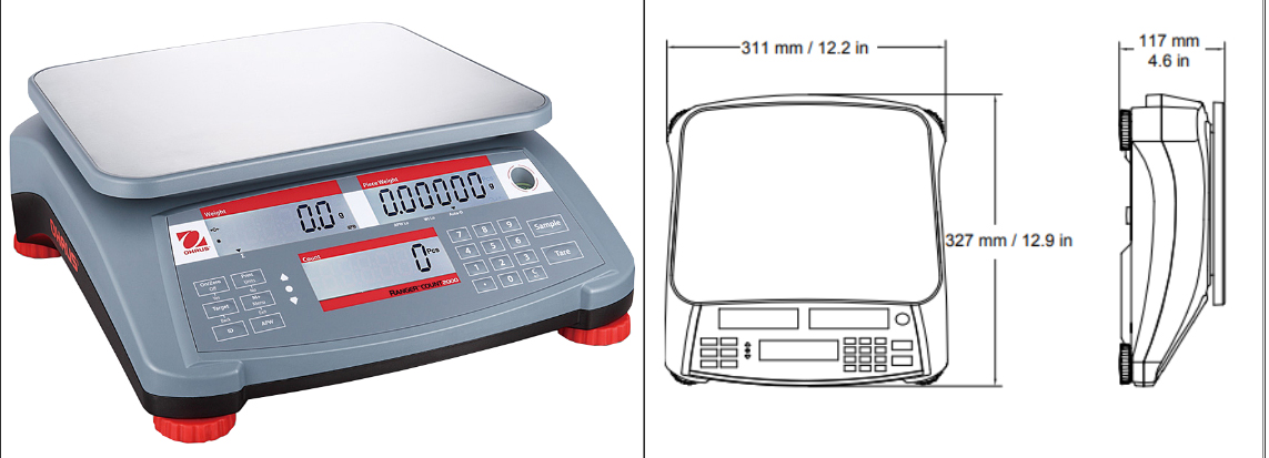 Cân điện tử R21P3, R21P6, R21P15, R1P30 - Cân Trường Phát